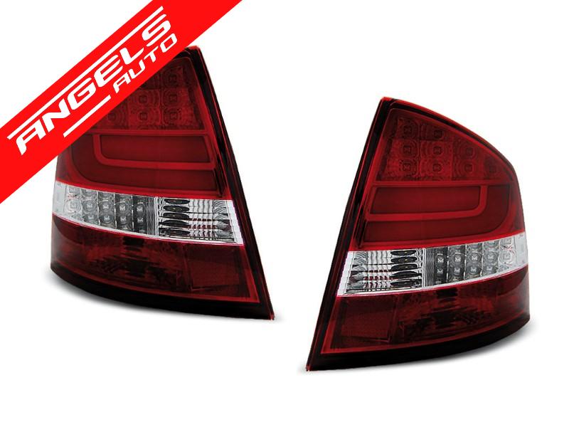 Stopuri LED Bar compatibile cu Skoda OCTAVIA II Sedan (2004-2012) Rosu Alb