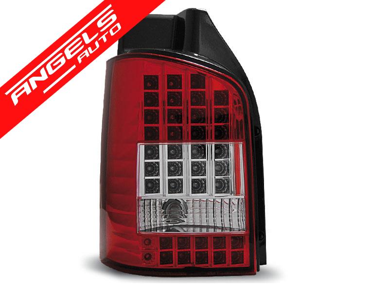 Stopuri LED Rosu Alb potrivite pentru compatibile cu VW T5 04.03-09 - imagine 2