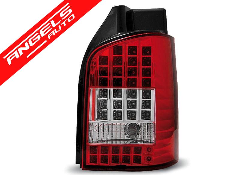 Stopuri LED Rosu Alb potrivite pentru compatibile cu VW T5 04.03-09 - imagine 3