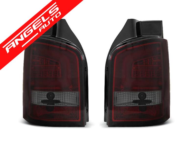 Stopuri LED Bar compatibile cu VW T5 (2003-2009) Rosu Fumuriu