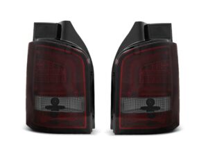 Stopuri LED Bar compatibile cu VW Transporter T5 (2010-2015) Rosu Fumuriu