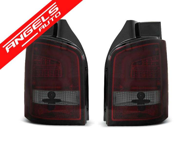 Stopuri LED Bar compatibile cu VW Transporter T5 (2010-2015) Rosu Fumuriu
