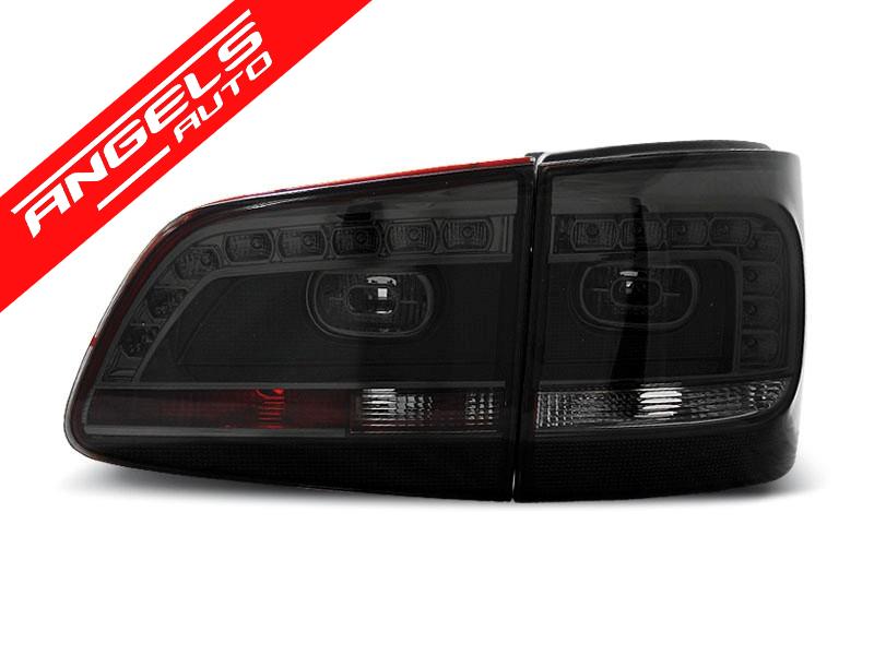 Stopuri LED compatibile cu VW Touran (2010-2015) Fumuriu - imagine 3