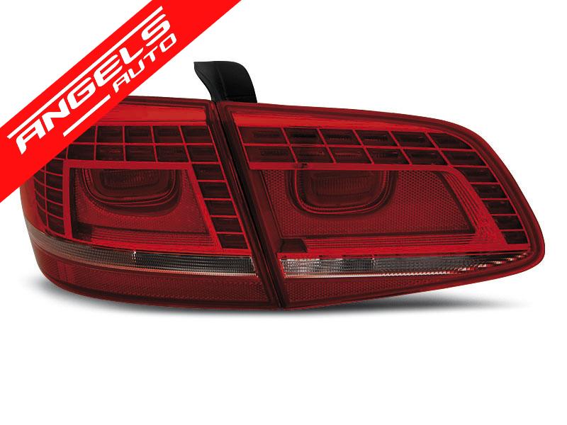 Stopuri LED compatibile cu VW Passat B7 Sedan (10.2010-10.2014) Rosu Alb - imagine 2