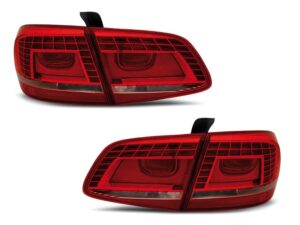 Stopuri LED compatibile cu VW Passat B7 Sedan (10.2010-10.2014) Rosu Alb