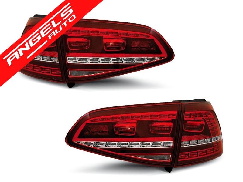 Stopuri LED SPORT Rosu Alb potrivite pentru compatibile cu VW compatibile cu Golf 7 13-17