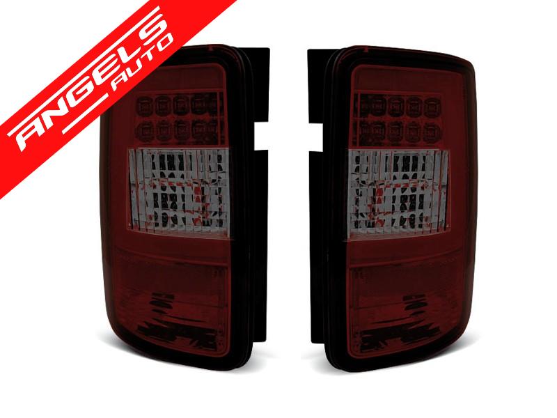 Stopuri LED Bar compatibile cu VW CADDY (2003-03.2014) Rosu Fumuriu