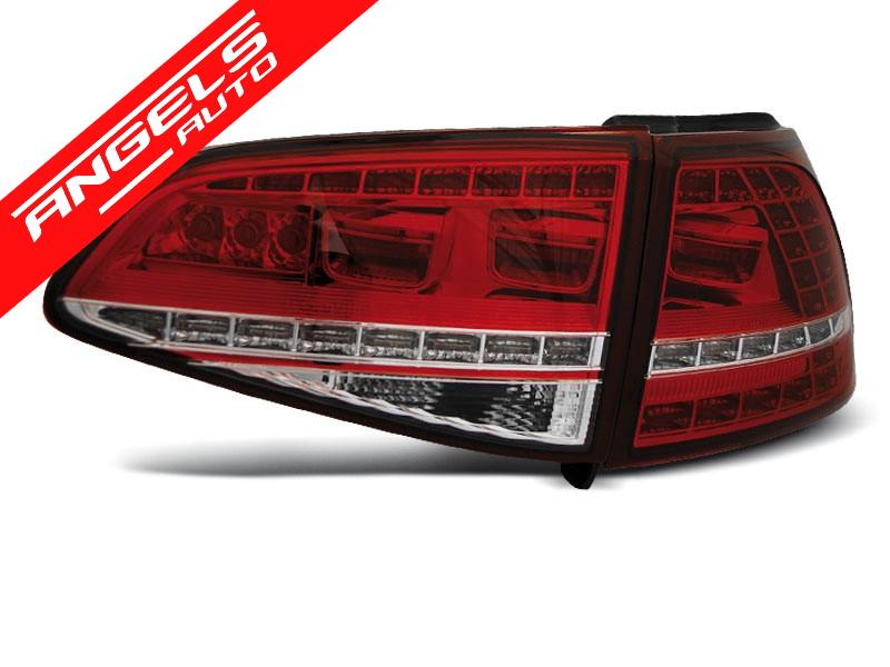 Stopuri LED SPORT Rosu Alb potrivite pentru compatibile cu VW compatibile cu Golf 7 13-17 - imagine 3