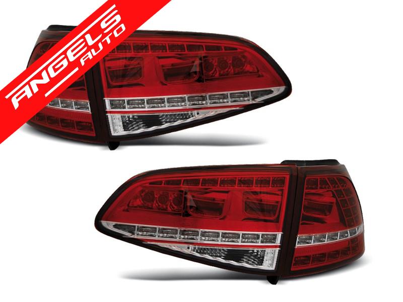 Stopuri LED SPORT Rosu Alb potrivite pentru compatibile cu VW compatibile cu Golf 7 13-17