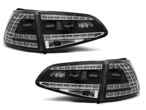 Stopuri LED SPORT Negru potrivite pentru compatibile cu VW compatibile cu Golf 7 13-17
