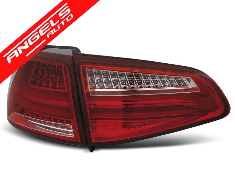 Stopuri LED Bar compatibile cu VW compatibile cu Golf 7 (2013-2017) Rosu Alb - imagine 2