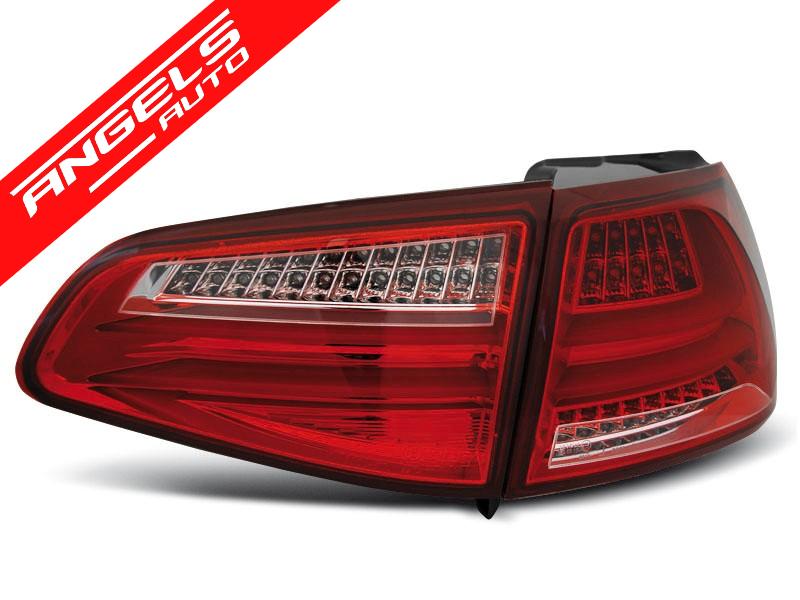 Stopuri LED Bar compatibile cu VW compatibile cu Golf 7 (2013-2017) Rosu Alb - imagine 3
