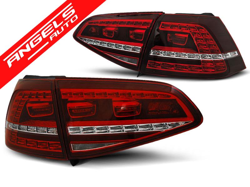 Stopuri LED SPORT Rosu Alb SEQ potrivite pentru compatibile cu VW compatibile cu Golf 7 13-17