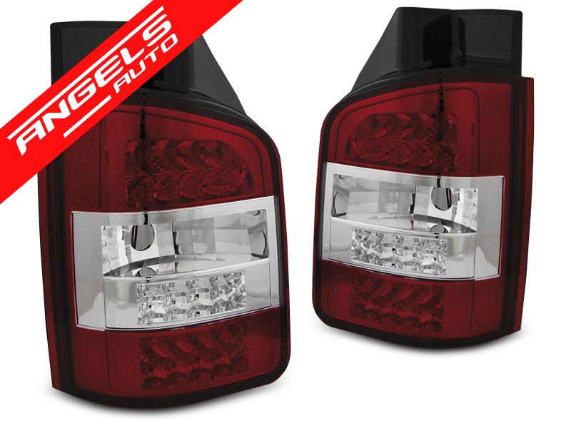 Stopuri LED compatibile cu VW Transporter T5 (2010-2015) Rosu Alb