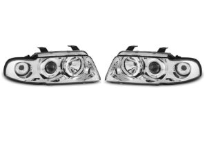 Faruri ANGEL EYES compatibile cu Audi A4 94-98 CHROME