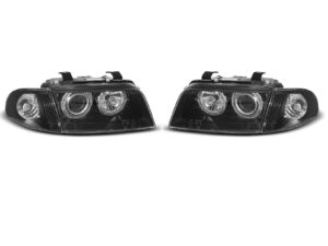 Faruri ANGEL EYES compatibile cu Audi A4 1994-1998 Black Model