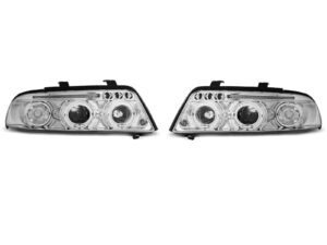 Faruri ANGEL EYES compatibile cu Audi A4 99-00 CHROME