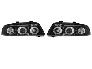 Faruri ANGEL EYES compatibile cu Audi A4 1999-2000 Black Model