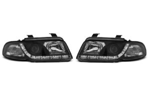 Faruri LED compatibile cu Audi A4 B5 Non Facelift 1994-1998 Black