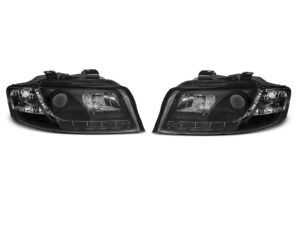 Faruri LED compatibile cu Audi A4 B6 2000-2004 Black Model