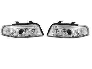 Faruri ANGEL EYES compatibile cu Audi A4 94-98 CHROME