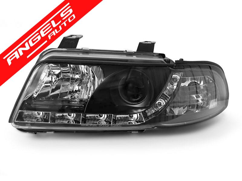 Faruri LED compatibile cu Audi A4 B5 1999-2000 Black Design - imagine 2