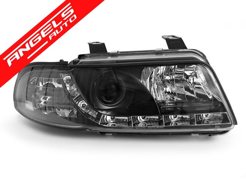 Faruri LED compatibile cu Audi A4 B5 1999-2000 Black Design - imagine 3
