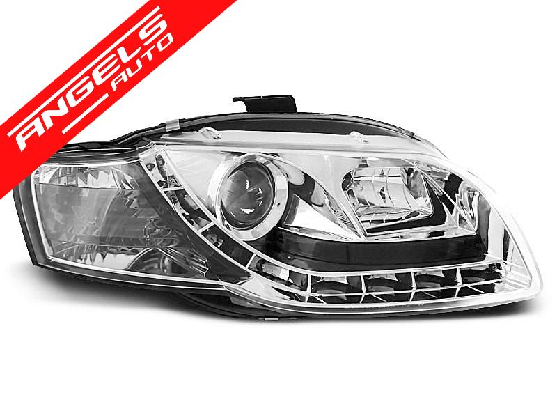 Faruri DAYLIGHT CHROME potrivite pentru compatibile cu Audi A4 B7 11.04-03.08 - imagine 2