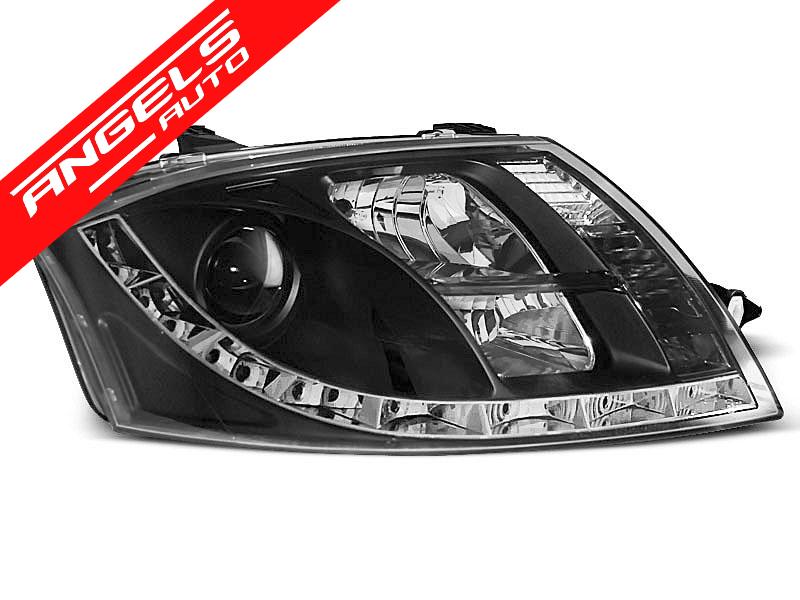 Faruri LED compatibile cu Audi TT 1999-2005 Black - imagine 3