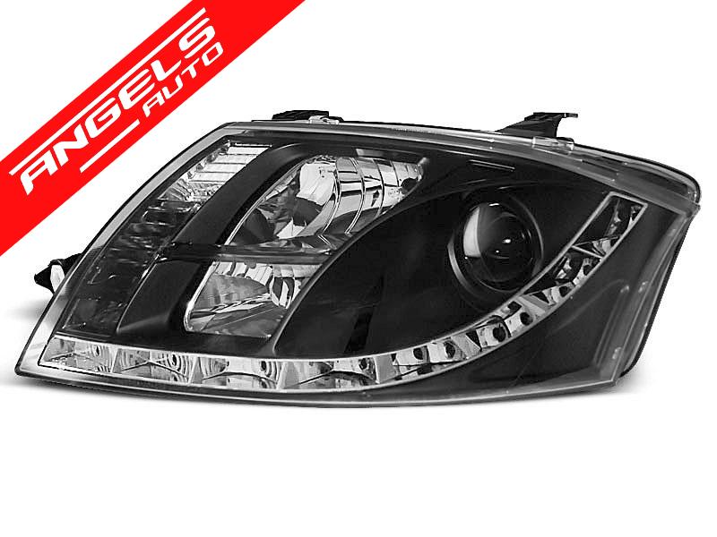 Faruri LED compatibile cu Audi TT 1999-2005 Black - imagine 4
