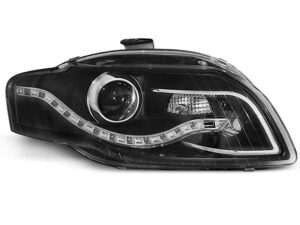 Faruri LED compatibile cu Audi A4 B7 2004-2008 Fundal Negru
