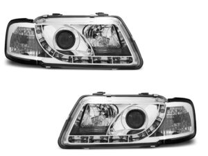 Faruri DRL compatibile cu Audi A3 8L 1996-2000 Crom