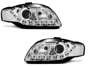 Faruri DAYLIGHT CHROME potrivite pentru compatibile cu Audi A4 B7 11.04-03.08