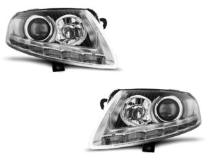 Faruri DRL  compatibile cu Audi A6 4F 2004-2008 Chrome Xenon