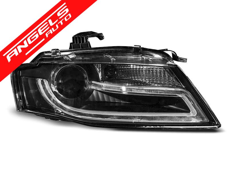 Faruri XENON Faruri TRUE DRL compatibile cu Audi A4 B8 (2008-2011) Negru - imagine 2