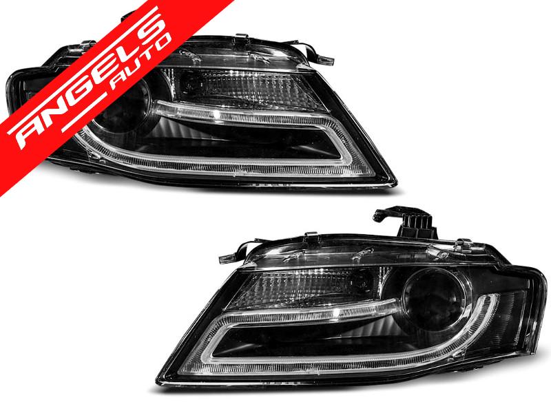 Faruri XENON Faruri TRUE DRL compatibile cu Audi A4 B8 (2008-2011) Negru