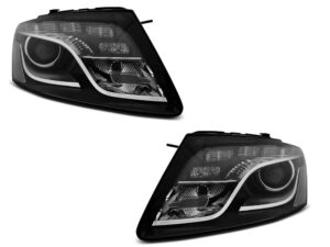 Faruri DRL compatibile cu Audi Q5 2008 - 2012 Black