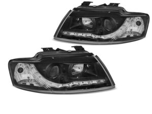 Faruri LED compatibile cu Audi A4 B6 CABRIO 2002-2006 Black