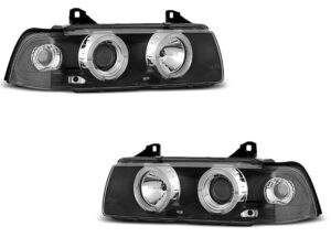 Faruri ANGEL EYES compatibile cu BMW Seria 3 E36 Coupe 90-99 Negru