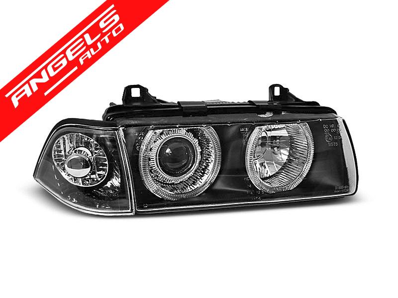 Faruri ANGEL EYES compatibile cu BMW E36 H7 - imagine 2