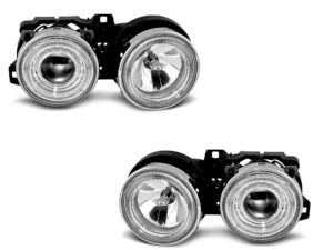 Faruri ANGEL EYES compatibile cu BMW E30 82-94 CHROME