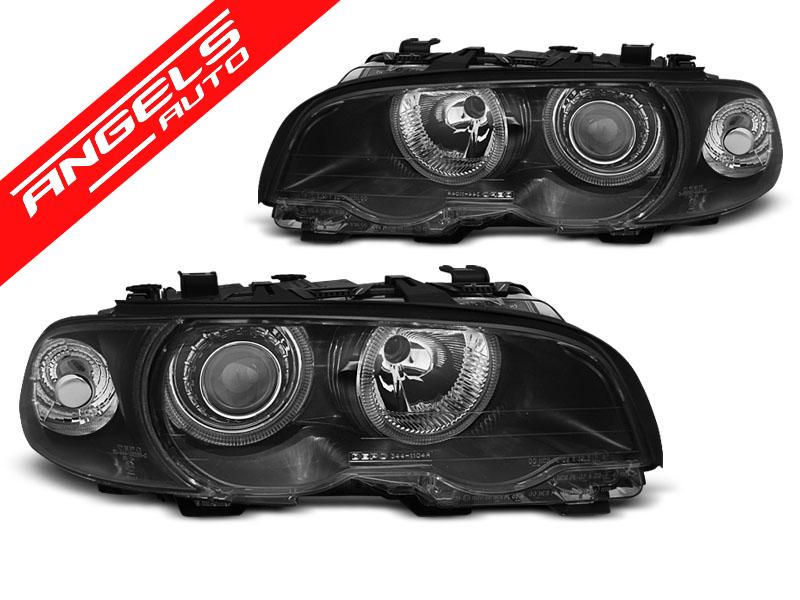Faruri ANGEL EYES compatibile cu BMW E46 Non Facelift 99-03 COUPE CABRIO