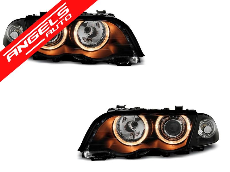 Faruri ANGEL EYES compatibile cu BMW E46 Sedan Non facelift 98-01