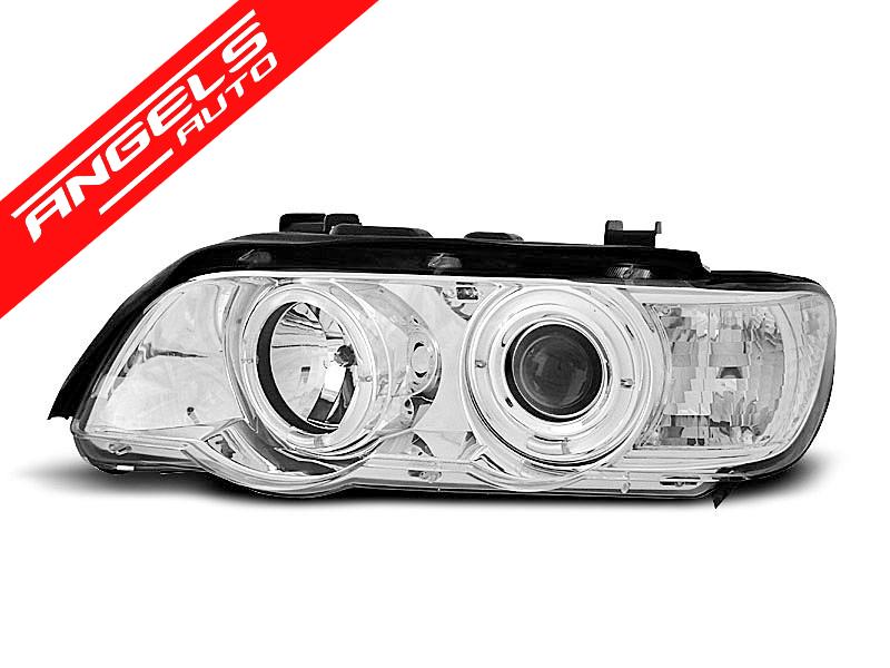 Faruri ANGEL EYES CHROME potrivite pentru compatibile cu BMW X5 E53 09.99-10.03 - imagine 3