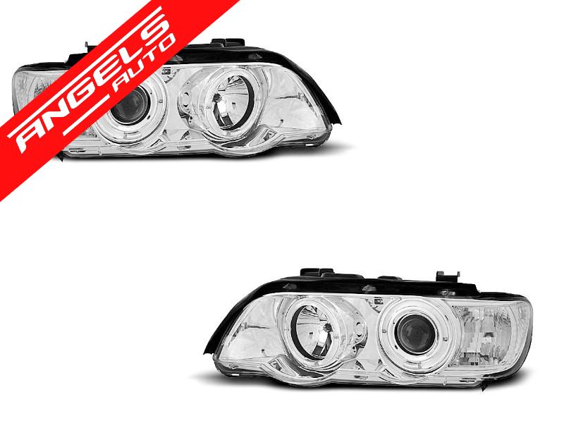 Faruri ANGEL EYES CHROME potrivite pentru compatibile cu BMW X5 E53 09.99-10.03