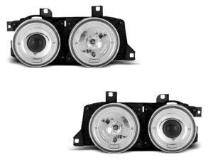 Faruri ANGEL EYES compatibile cu BMW Seria 7 E32/E3 CHROME