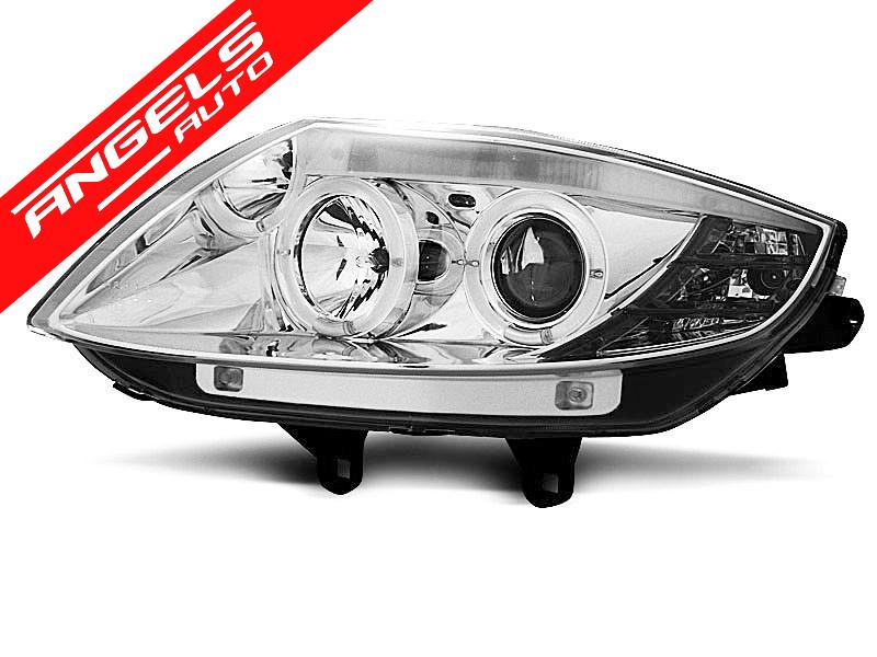 Faruri ANGEL EYES compatibile cu BMW Z4 E85 E86 02-08 CHROME - imagine 3