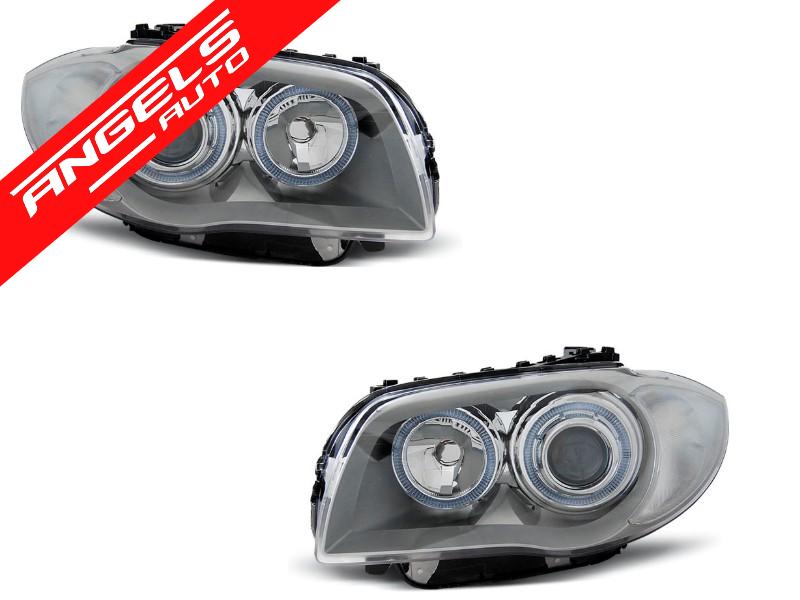 Faruri ANGEL EYES compatibile cu BMW Seria 1 E87/E81/82/88 04-11 CHROME