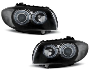 Faruri ANGEL EYES compatibile cu BMW Seria 1 E87 Black Model