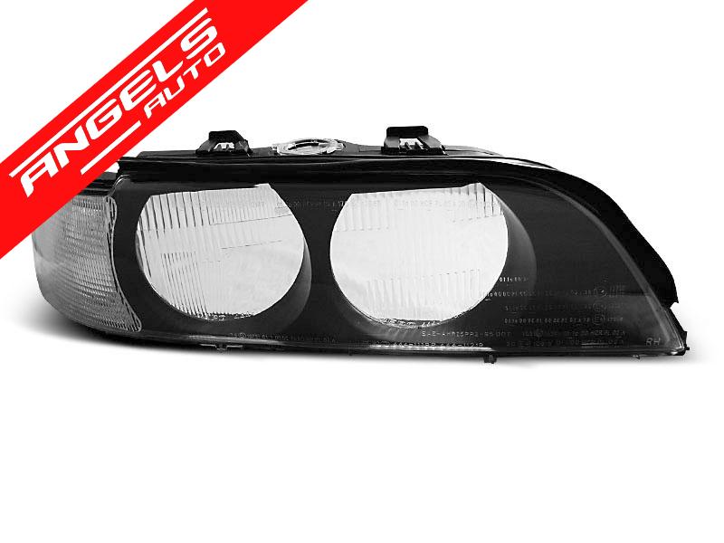 Faruri compatibile cu BMW E39 (1995-2000) Negru-Alb - imagine 2